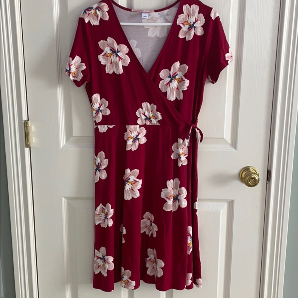 Red Wrap Dress